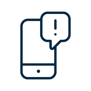 Non rispondere a SMS o chiamate insolite