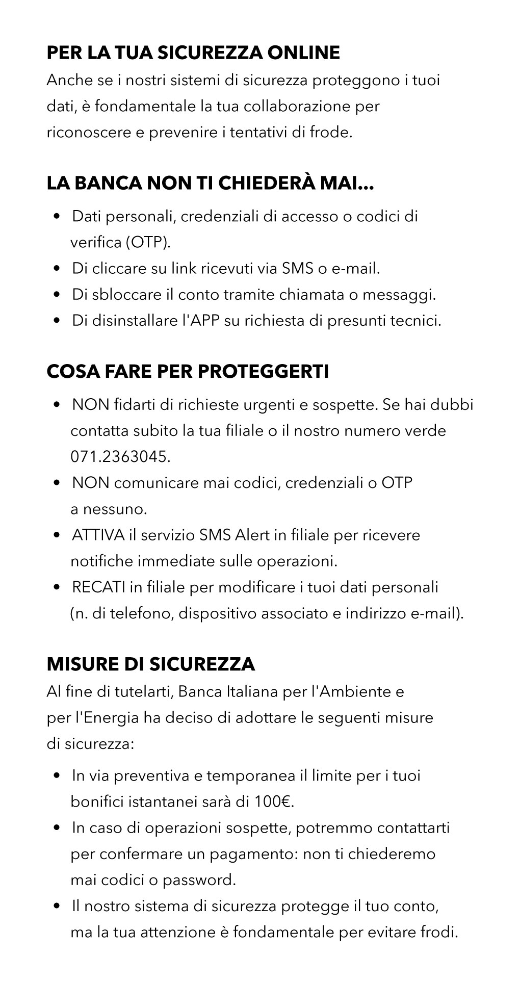 Sicurezza